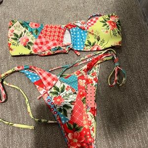 patchwork bikini